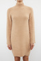 Beige Mini Length Knitwear Wool Dress Twoaw25El00017 - 3