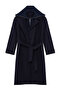 Navy Blue Oversize Knitwear Wool Coat - Detachable Inside, TWOAW25KB00021 - 6
