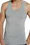 Men's 6 Grey 6 White Cotton Jersey (12 Pack ) - 6