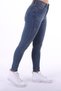 Extra Narrow Regular Waisted and Pocketed Unlined Ankle Length Women's Jeans SkinnyJean Dark Color Denim - 5