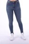 Extra Narrow Regular Waisted and Pocketed Unlined Ankle Length Women's Jeans SkinnyJean Dark Color Denim - 4