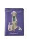 Acar Mira Thermo Leather Printed Passport Case Passport Holder Travel Wallet Light Purple