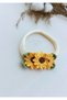 Natural Sunflower Themed Hair Band / Bandana - 6