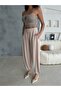 Relaxed Cut Wide Leg Trousers - 4