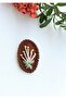 Snap Leaf Hairpin - Light Brown - Niche Hair Accessory Reflecting Your Hair Style - 3