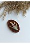 Snap Leaf Hairpin - Light Brown - Niche Hair Accessory Reflecting Your Hair Style - 4