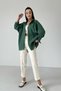 Women's Tensel Fabric Oversize Shirt - 4