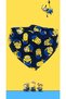 Unisex Baby Organic Fabric Double Layer Minions Character Scarf Food Bib - Drool Bib