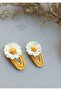 Wonderful Daisy Natural Strings Niche Hair Accessory (1 Pair) - 6