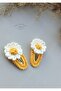 Wonderful Daisy Natural Strings Niche Hair Accessory (1 Pair) - 3