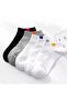 5-Piece Short Men's Booties Washable Cotton Comfortable Socks - 3