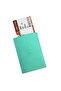 Acar Mira Thermo Leather Passport Case Passport Holder Water Green - 2