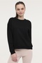 Wb C Neck 16Sn82 3Pr Black Women's Sweatshirt