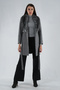 Mobile Furry Double Pocket Stamp Coat Gray0108080