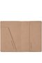 Acar Mira Thermo Leather Printed Passport Cover Passport Holder Travel Wallet Beige - 3