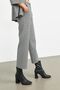 Black Goose Feet Pipe Leg Trousers - 6