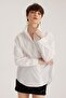 White Oversize Poplin Shirt - 3