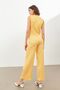 Orange High Waist Wide Leg Pants - 5