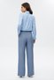 Pleated Wide Leg Women's Trousers - 4