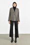 Brown Houndstooth Unlined Jacket - 4