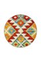 Multy Tones Argyle Patterned Woven Base Carpet and Washable Carpet Miravip10102 - 4