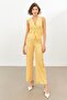 Orange Knot Detailed Sleeveless Blouse - 5