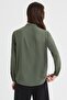 Women's Green Ribbed Shirt - 3