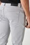 Men's Gray 360 Degree Stretch in All Directions Slim Fit Slim Fit Cotton Comfortable Trousers - 6