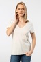 Milano Basic T-Shirt Deep V-Neck, 100% Cotton