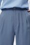 Pleated Wide Leg Women's Trousers - 2