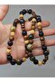 Wooden Design Unisex Authentic Necklace (51478) - 3