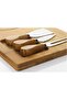 Bamboo 4 Piece Cheese Presentation Set - Cutting Board - 4