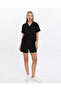 Linen Shorts Set and v-neck Blouse Women's Set