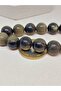 Golden obsidian stone 17-piece efe tesbih 12mm (51516) - 3
