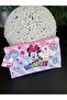 Imported from Germany: Disney Minnie Mouse Pink Pencil Case Zippered Organizer Bag, Large Size - 2