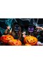 Hallowen LED Lighted Neon Mask 3 Modes Party Entertainment Mask Purple - 4