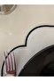 Round American Serivs Linen Fabric Black 6 Pieces - 3