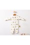 Unisex 100% Organic Cotton Baby Romper Patterned Newborn Outfit