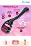 Dermaroller Hair Removal Comb Needle Comb 1 mm + Jade Roller Facial Massage Tool Jade Stone Set - 2