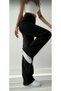 Lara Loose Non-Fading Black Super High Waist Comfort Lycra Palazzo Jeans - 3