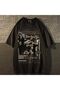 Grunge Cartoon Printed (Unisex) T-shirt - 2