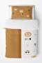 Safari Lion and Forest Patterned Duvet Cover Set TLAN-011 - 5