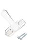 Pvc Door Window Pimapen Child Safety Lock Burglar Security Latch Metal 1 Piece - 3