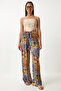 Women Regular Graphic Print Straight Pants, Multicolor - 2