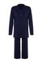 Navy Blue Collar Detailed Cardigan-Pants Knitwear Set Tctaw23Us00100 - 6