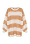 Mink Soft Textured Thessaloniki Knitwear Striped Sweater Tctaw25Ak00016 - 6