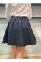 Double Navy Blue Mini Shorts Skirt for Kids - 2