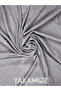 Velvet Appearance Silver Gray Island Background Curtain with Extra Strength Velvet Touch Series - 4