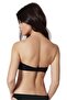 Women's Black Unpadded Strapless Bra 2550 - 2