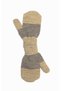 Children's Soft Textured Striped Knitwear Snow Gloves 3-6 Years - 2